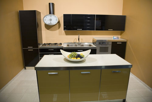 Modern contemporary small kitchen design